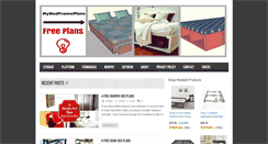 Desktop Screenshot of mybedframeplans.com